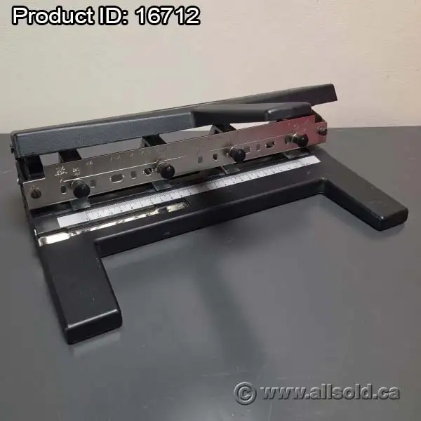 Swingline 2 - 4 Hole Heavy Duty Punch, Adjustable Centers