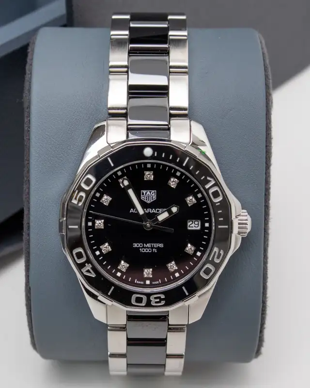 Tag Heuer Aquaracer 35mm Ref WAY131C with Diamond Dial