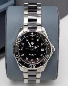 Tag Heuer Aquaracer 35mm Ref WAY131C with Diamond Dial