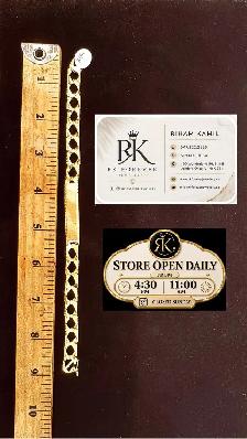 10K  yellow Gold Bracelet  # BK - Photo 5
