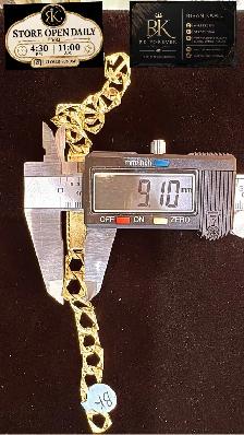 10K  yellow Gold Bracelet  # BK - Photo 7