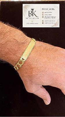 10K  yellow Gold Bracelet  # BK - Photo 8