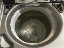 Laveuse sécheuse top load grande capacité grises Maytag Bravos - Photo 3