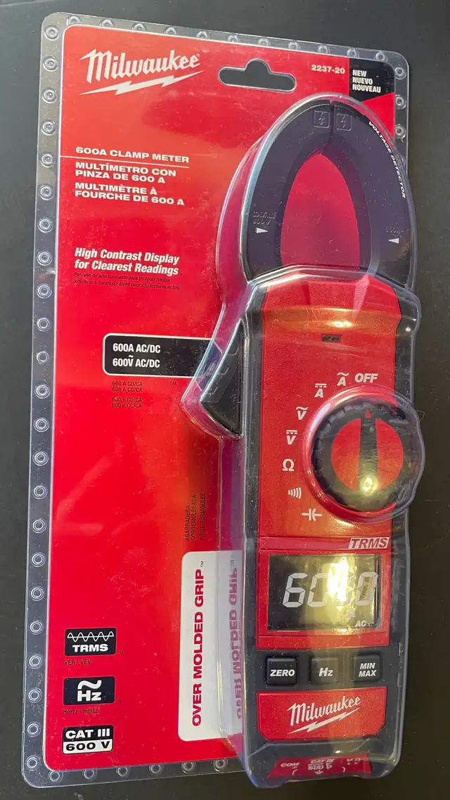 NEW MILWAUKEE 2237-20 600A CLAMP METER