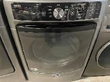 Laveuse sécheuse frontales grises Maytag C. Tech (remis à neuf) - Photo 7