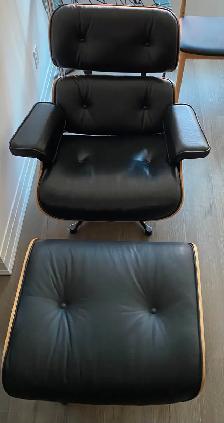 Eames lounge chair with Italian Leather - Photo 5