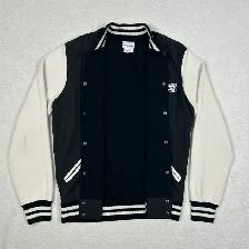Lacoste Big Crocodile Knit Bomber Varsity Jacket - Size Small - Photo 4