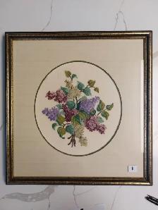 Petit Point framed pictures