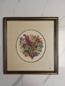 Petit Point framed pictures - Photo 2