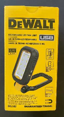 NEW DEWALT DCL182 LED TASK LIGHT