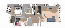 Furnished apartment located on the top floor Montreal - Photo 8