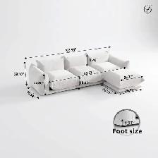 Brand New Brand New 103' Cloud Corduroy Sofa Special $799