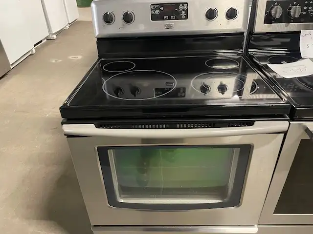 Cuisinière stainless vitrocéramique Maytag