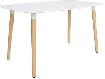 Eames Style Rectangular Dining Table with Wooden Legs