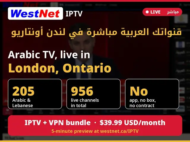 London ON - Live Arabic Channels Streamed to Your Browser