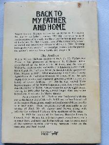 BACK TO MY FATHER AND HOME by Walter Hichens - 1987 SC - Photo 8