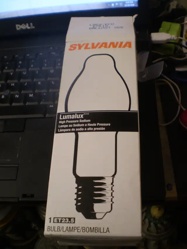 SYLVANIA LUMALUX 50 WATT SODIUM BULB LU50/ECO 67510-$15 EACH