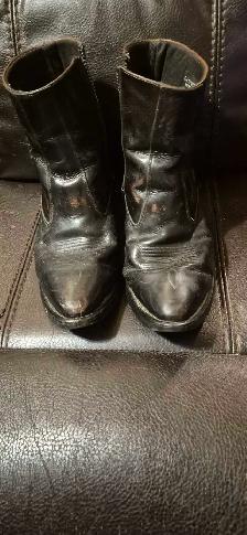 Black cowboy boots