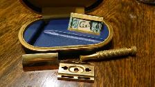Razoir STAR 1940 mint à double tranchant avec coffret - Photo 2