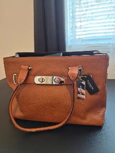 Sac Coach brun clair / Coach Tan Handbag - Photo 3