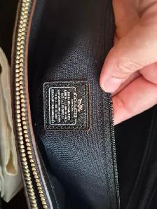 Sac Coach brun clair / Coach Tan Handbag - Photo 6