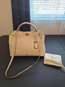 Sac Coach blanc cassé / Coach Off-White Handbag