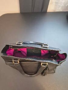 Sac Cole Haan noir / Cole Haan Black Satchel - Photo 6