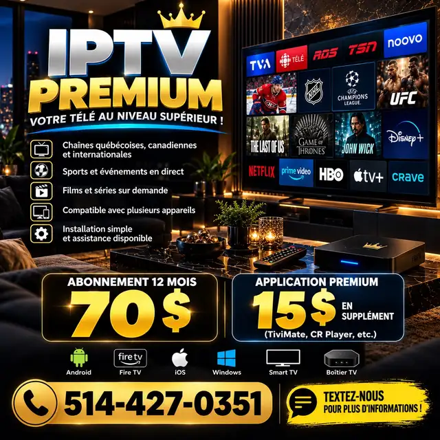Streaming TV, SmartTV, Android, Apple, Roku