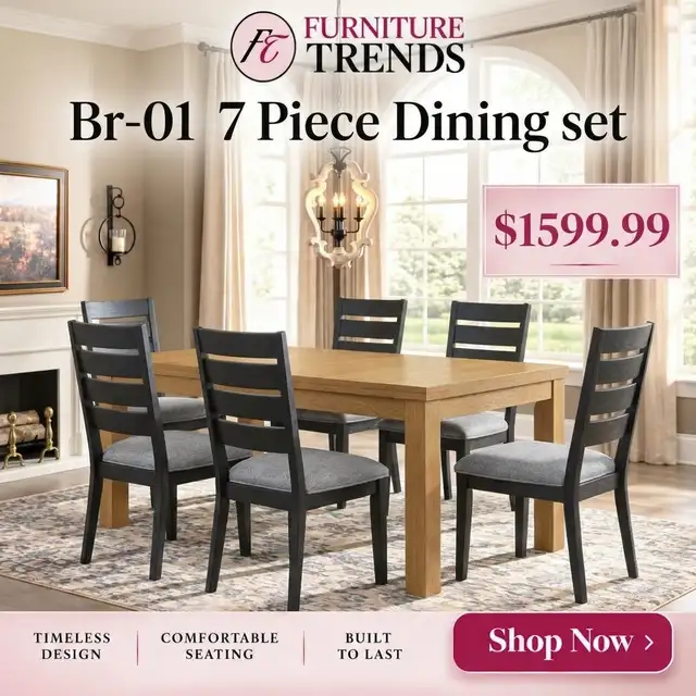Furniture Trends Br-01 7 Piece Dining Set