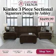Ashley Furniture Kimlee 3 Piece Sectional