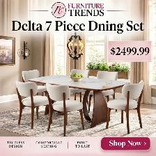 Furniture Trends Delta 7 Piece Dining Set