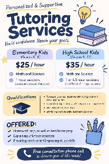 Tutoring! (virtual)