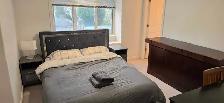 Master bedroom-private bathroom and washroom