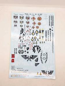 Warhammer 40k Imperial Knights Fresh Transfer Sheet