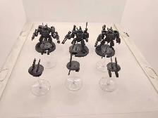 Warhammer 40k Tau Crisis Suits & Drones Primed Black