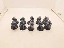 Warhammer 40k Tau 10 Pathfinders Mixed Unpainted & Primed Gray
