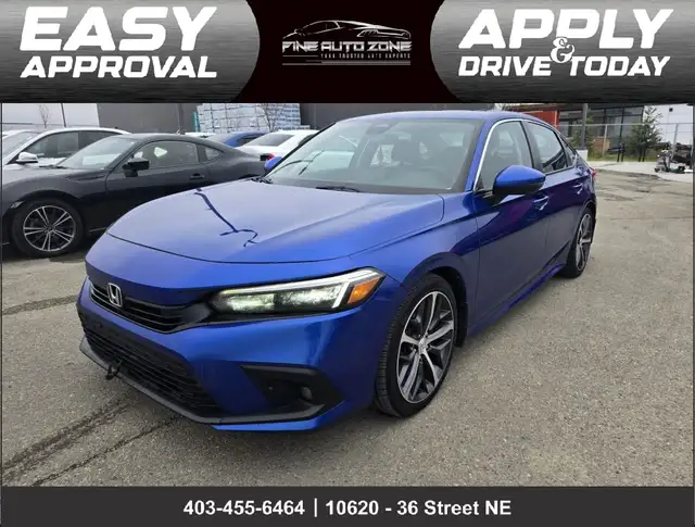 2022 Honda Civic Touring : Loaded, Leather,Backup Cam,No Acciden