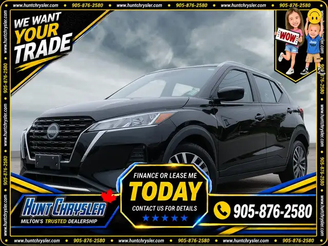 2024 Nissan Kicks SV | HTD STS | HTD STR | RMTST | BSM | FRT SNS