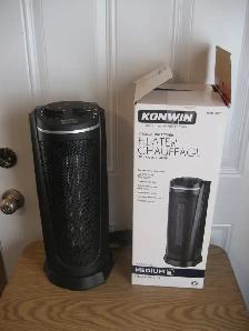 Konwin 18-inch 1500W Ceramic Tower Heater