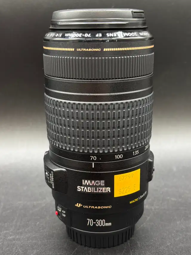 Canon ef 70-300mm 1.4-5.6 Camera Lens with Lens Caps