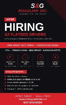 Transport truck driver needed