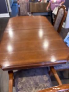 solid oak wood table - Photo 2