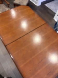 solid oak wood table - Photo 4