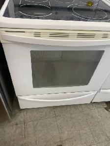 Cuisinière Kenmore blanche vitrocéramique - Photo 4
