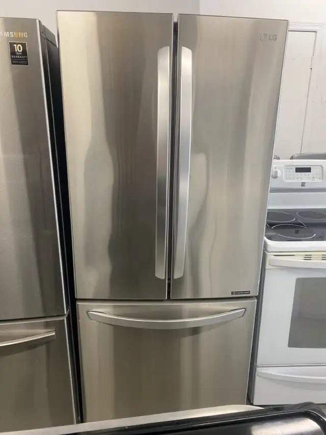Réfrigérateur LG portes françaises en inox