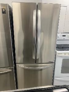 Réfrigérateur LG portes françaises en inox