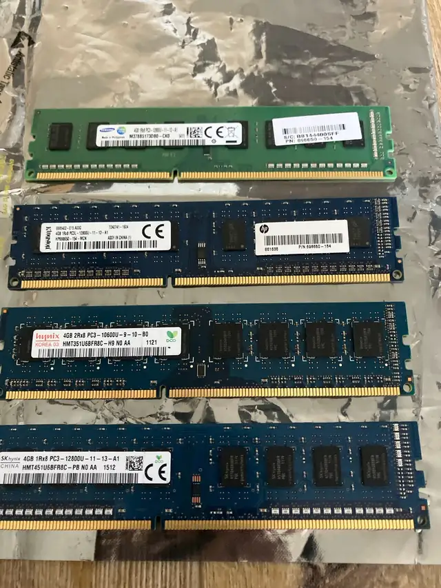 Samsung Kingston HP Hynix DDR3 PC3 Desktop 4x4GB 16GB RAM Memory