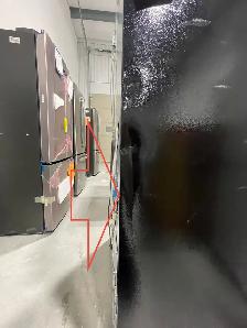 NEW 33" Counter Depth Fridge with Internal Water & Ice (Black) - Photo 9