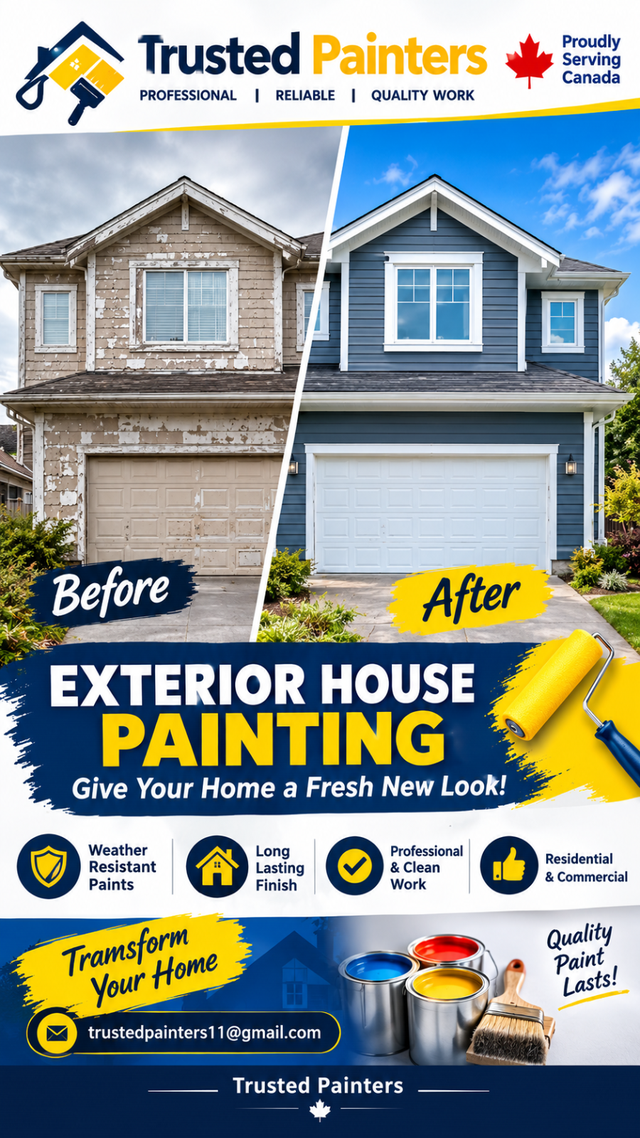 Affordable repaint house & repaint deck and fence