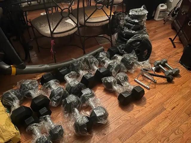 Dumbbells and Olympic Plates